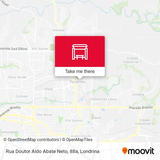 Rua Doutor Aldo Abate Neto, 88a map