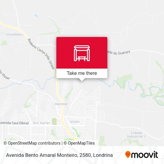 Avenida Bento Amaral Monteiro, 2580 map