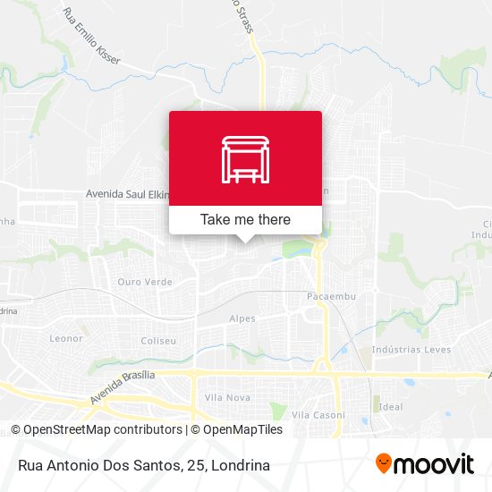 Rua Antonio Dos Santos, 25 map