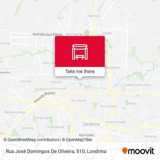 Rua José Domingos De Oliveira, 510 map