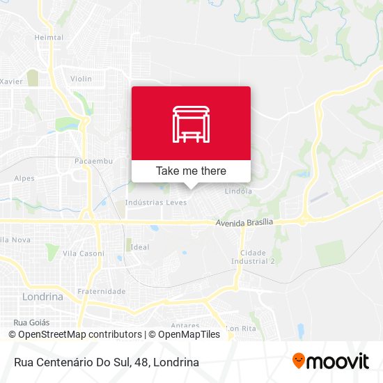 Rua Centenário Do Sul, 48 map