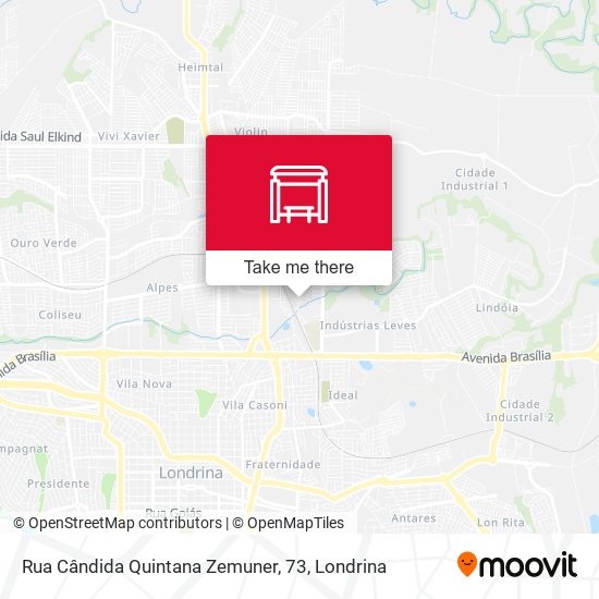 Rua Cândida Quintana Zemuner, 73 map