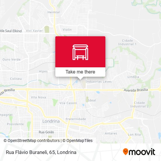 Rua Flávio Buraneli, 65 map