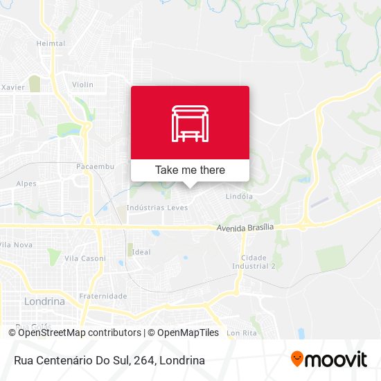 Rua Centenário Do Sul, 264 map
