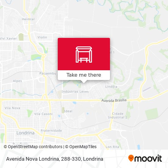 Avenida Nova Londrina, 288-330 map