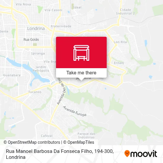 Rua Manoel Barbosa Da Fonseca Filho, 194-300 map