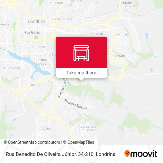Rua Benedito De Oliveira Júnior, 34-210 map