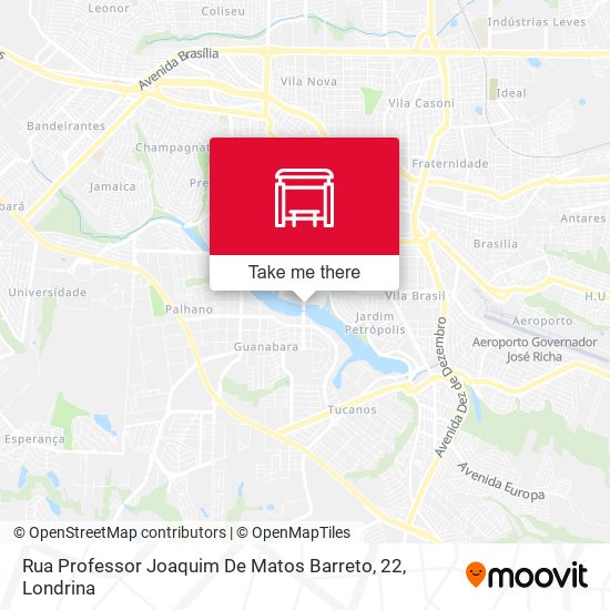 Rua Professor Joaquim De Matos Barreto, 22 map