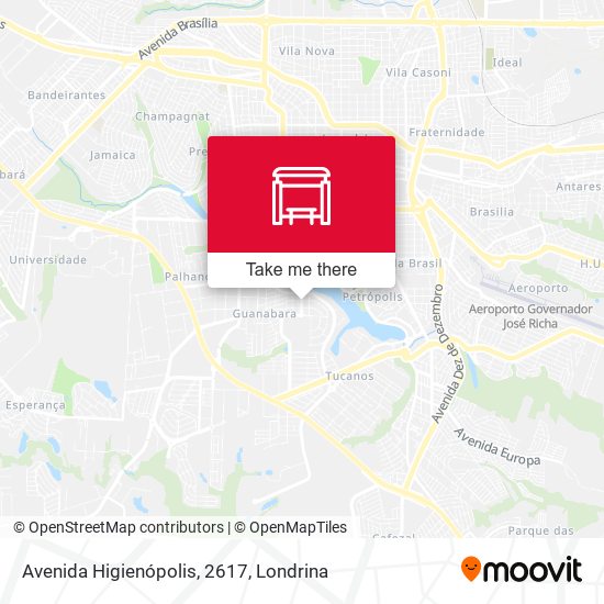Avenida Higienópolis, 2617 map