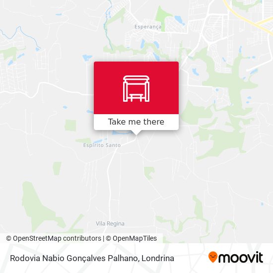 Rodovia Nabio Gonçalves Palhano map