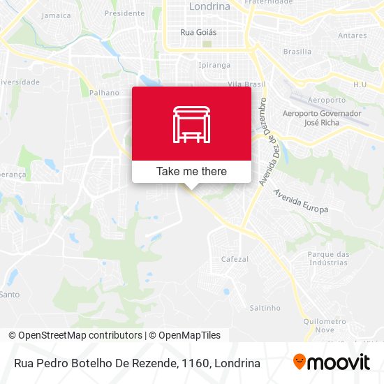 Rua Pedro Botelho De Rezende, 1160 map