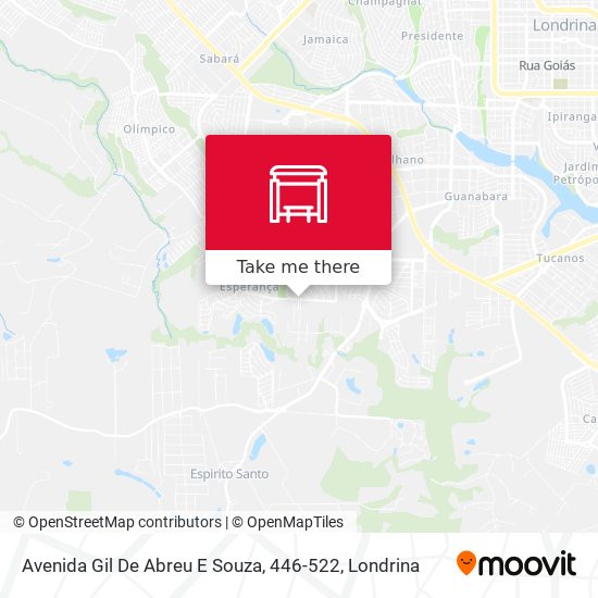 Avenida Gil De Abreu E Souza, 446-522 map