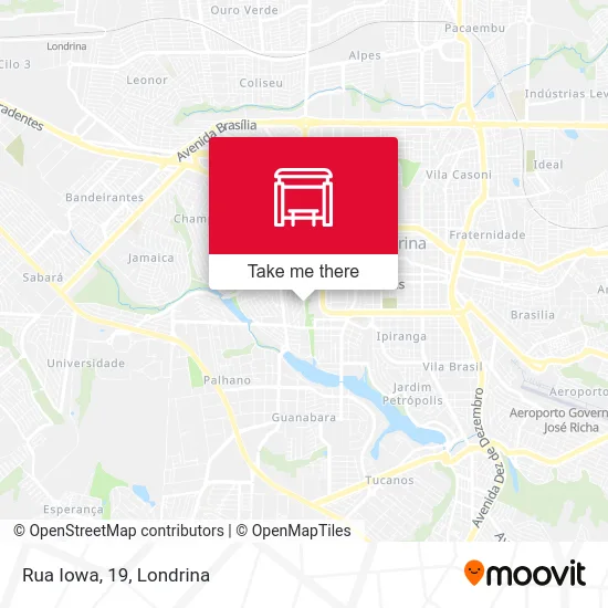 Rua Iowa, 19 map