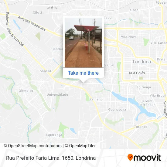 Rua Prefeito Faria Lima, 1650 map