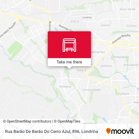 Rua Barão De Barão Do Cerro Azul, 896 map