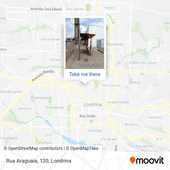 Rua Araguaia, 120 map