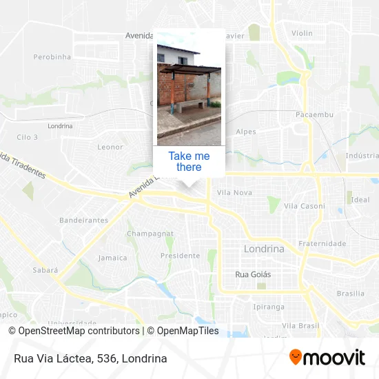 Rua Via Láctea, 536 map