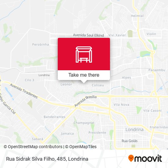 Rua Sidrak Silva Filho, 485 map
