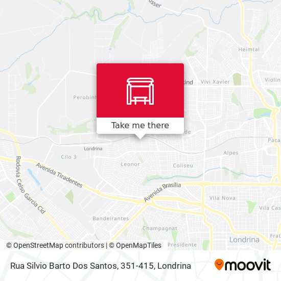 Rua Silvio Barto Dos Santos, 351-415 map
