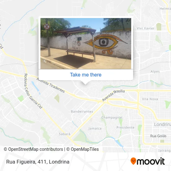 Rua Figueira, 411 map