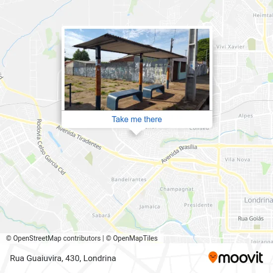 Rua Guaiuvira, 430 map