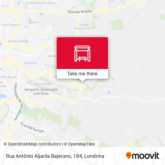 Rua Antônio Aljarila Bejerano, 184 map