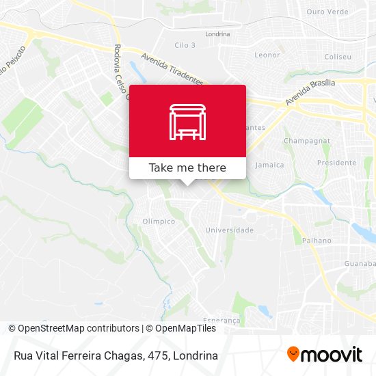 Rua Vital Ferreira Chagas, 475 map