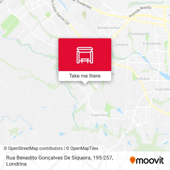 Rua Benedito Gonçalves De Siqueira, 195-257 map