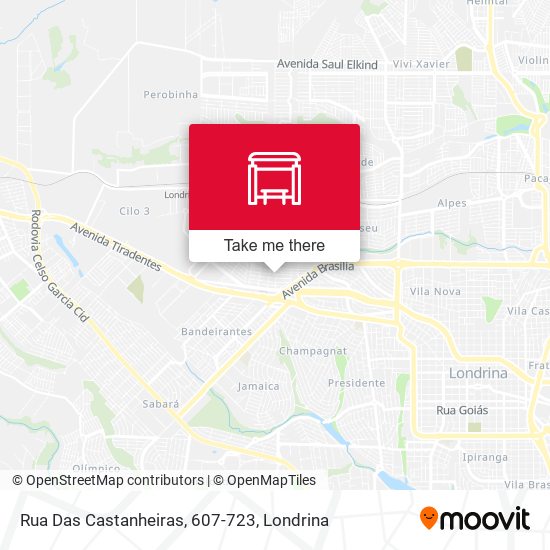 Rua Das Castanheiras, 607-723 map