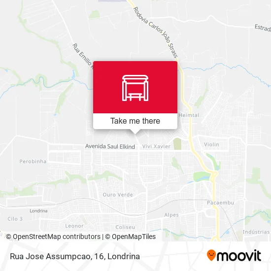 Rua Jose Assumpcao, 16 map