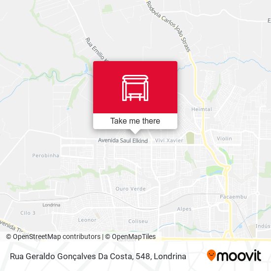 Rua Geraldo Gonçalves Da Costa, 548 map