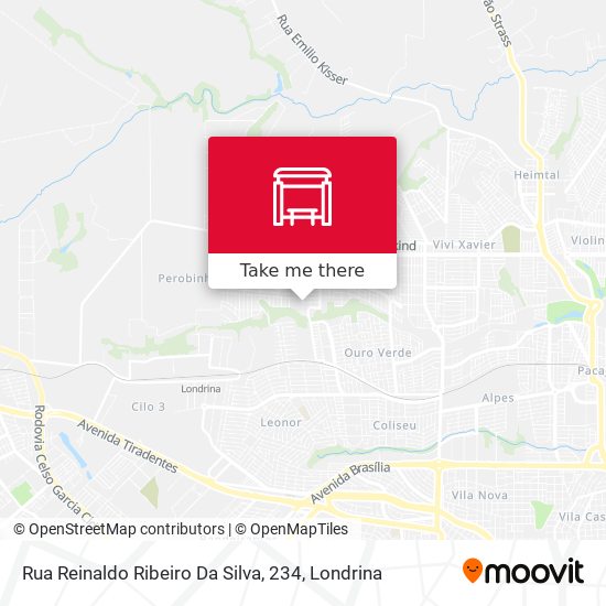 Rua Reinaldo Ribeiro Da Silva, 234 map