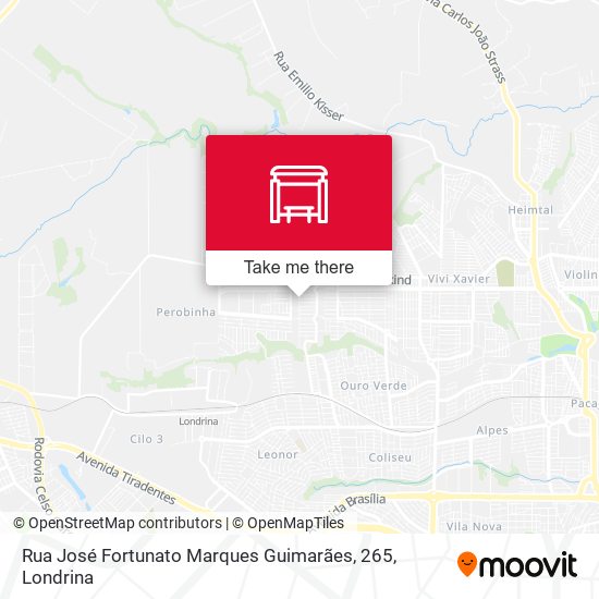 Rua José Fortunato Marques Guimarães, 265 map