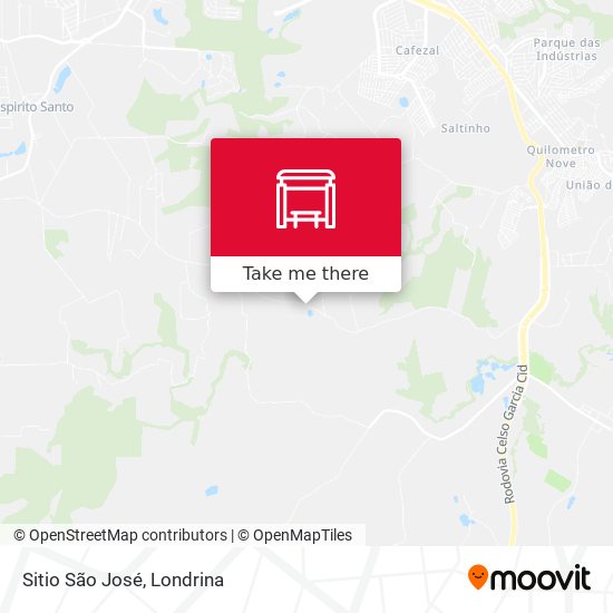 Sitio São José map
