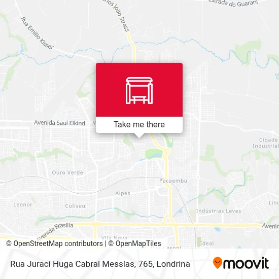 Rua Juraci Huga Cabral Messías, 765 map