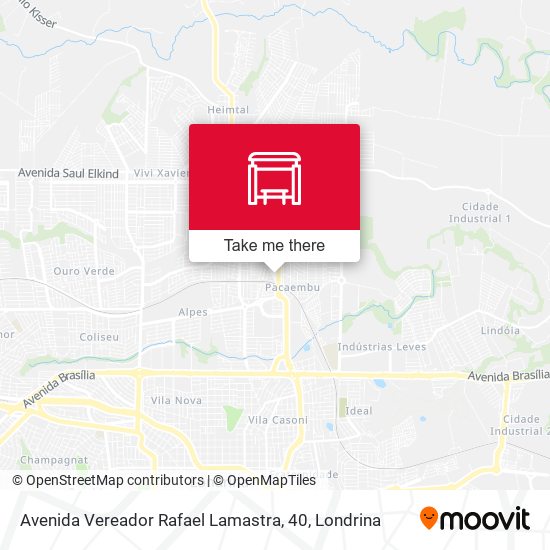Avenida Vereador Rafael Lamastra, 40 map