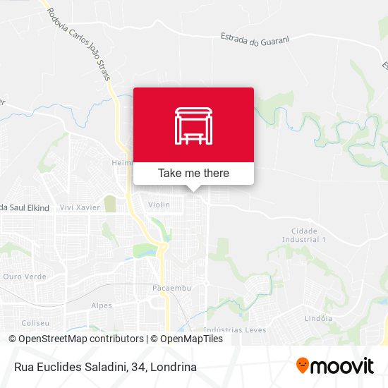 Rua Euclides Saladini, 34 map