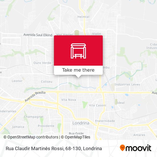 Rua Claudir Martinês Rossi, 68-130 map
