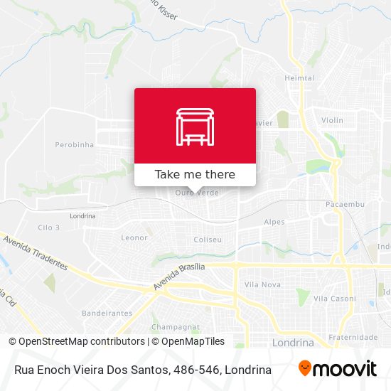 Rua Enoch Vieira Dos Santos, 486-546 map