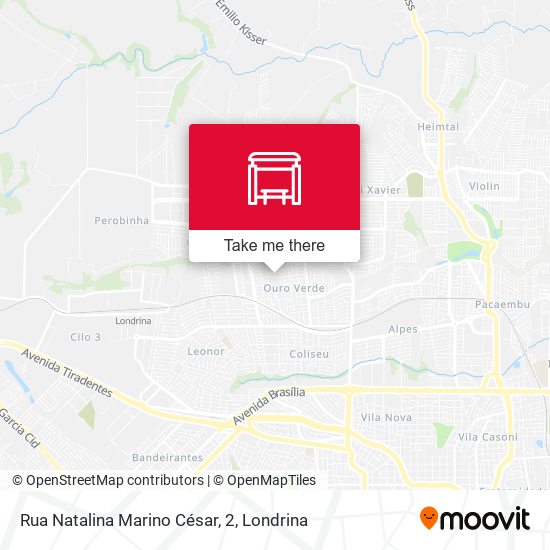 Rua Natalina Marino César, 2 map