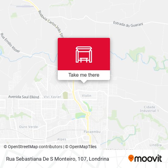 Rua Sebastiana De S Monteiro, 107 map