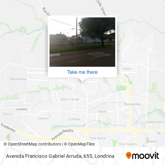 Avenida Francisco Gabriel Arruda, 655 map