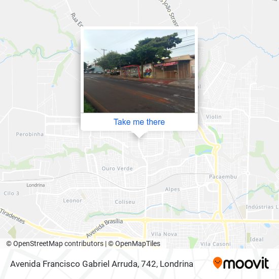 Avenida Francisco Gabriel Arruda, 742 map