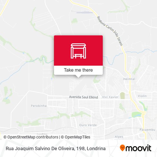 Rua Joaquim Salvino De Oliveira, 198 map