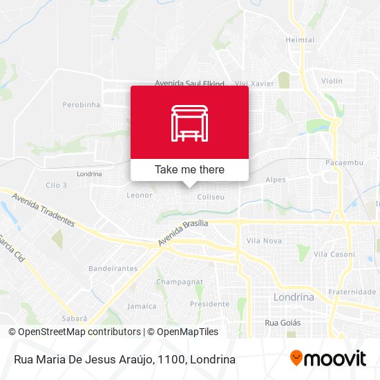 Rua Maria De Jesus Araújo, 1100 map