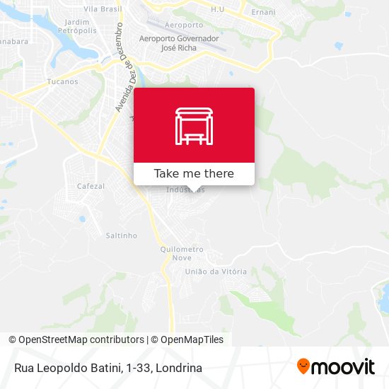 Rua Leopoldo Batini, 1-33 map