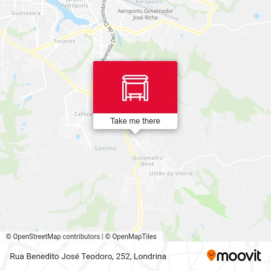 Rua Benedito José Teodoro, 252 map