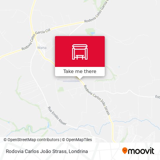 Rodovia Carlos João Strass map