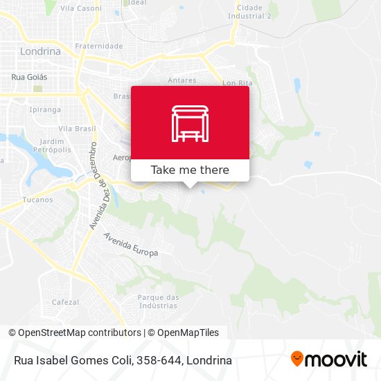Rua Isabel Gomes Coli, 358-644 map