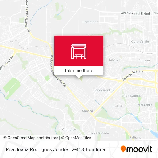 Rua Joana Rodrigues Jondral, 2-418 map